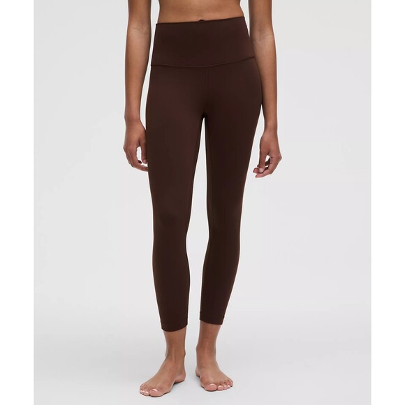 lululemon Align  High-Rise Crop 23" Size 4 Lava Cake Leggings NWT Authentic - Picture 3 of 10